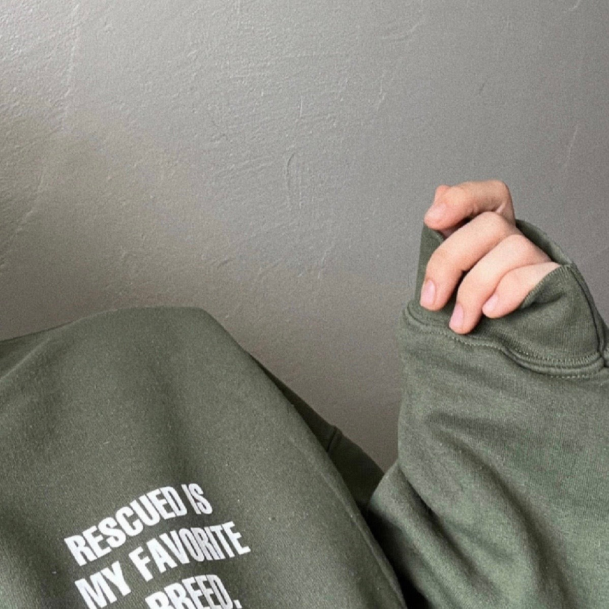 RESCUED IS MY FAVORITE BREED.