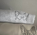 MINIMALISTISCHE ZEICHNUNG DEINER FELLNASE - SWEATSHIRT