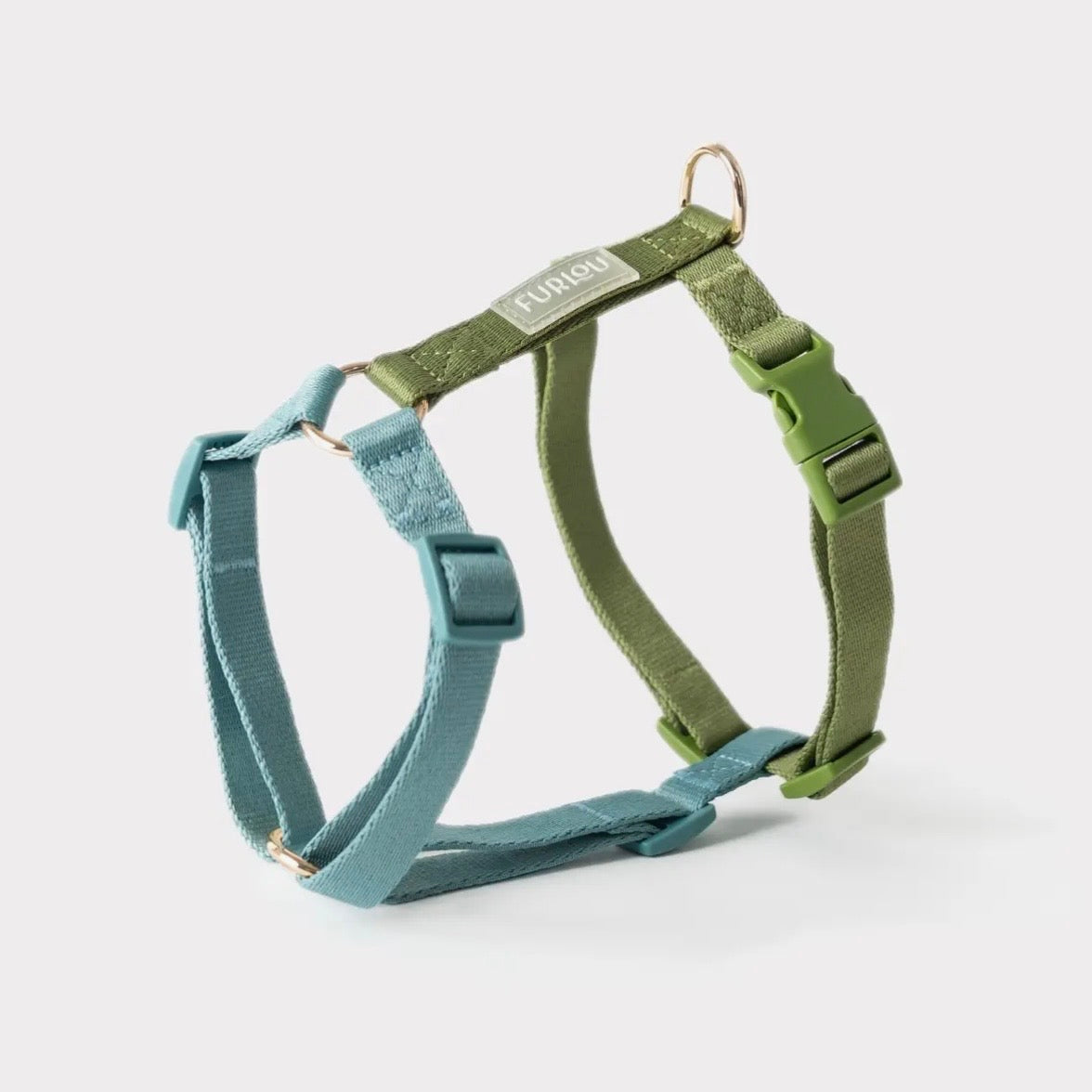 'BLAU & GRÜN'  HUNDEGESCHIRR