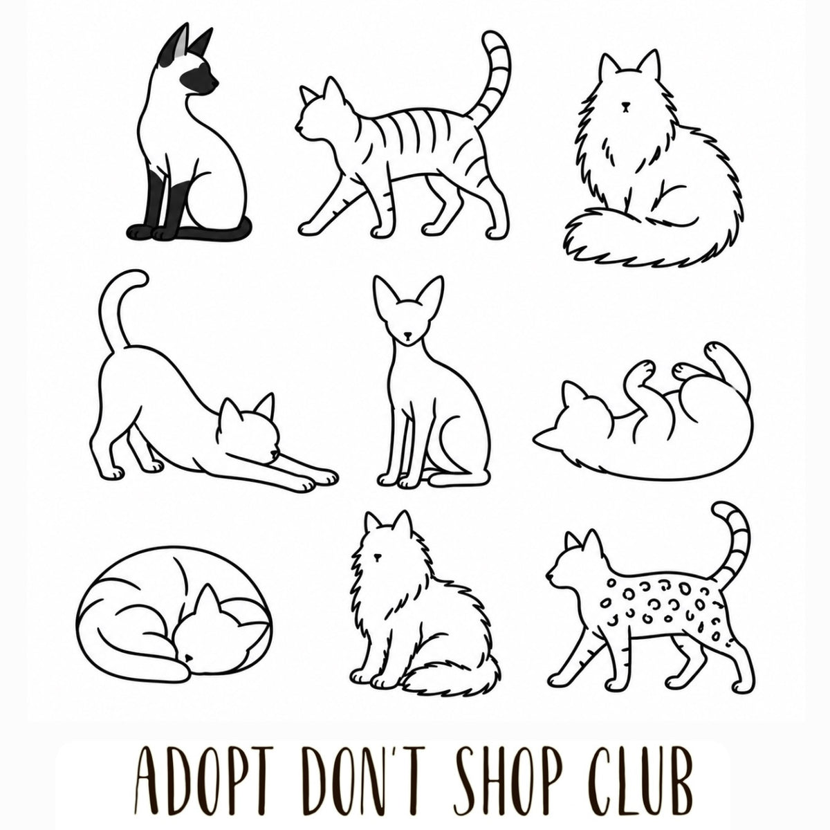 ADOPT DON'T SHOP CLUB - SWEATER